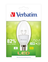 BOMBILLA LED VERBATIM 52603 VELA E14 (TRANSPARENTE