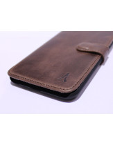 FUNDA PIEL AKASHI IPHONE 6 / 6S PLUS MARRO
