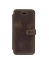 FUNDA PIEL AKASHI SAMSUNG S7 FLAT MARRON