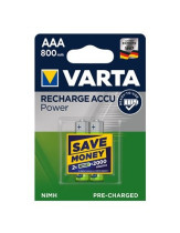 PILA RECARGABLE NI/MH VARTA POWER 1.2V. HR03 AAA 800mah ( 2-BLISTER )