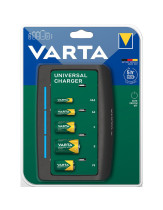 CARGADOR PILAS VARTA UNIVERSAL 2 o 4 PILAS AA/AAA/C/D o 1 DE 9V