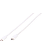 CABLE VIVANCO USB-C A CONEXION LIGHTNING 1M BLANCO