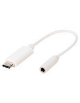 ADAPTADOR AUDIO VIVANCO USB TYPEC 10CM BLANCO