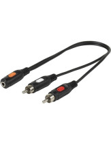 CABLE  VIVANCO JACK 2RCA 3.5MM