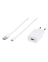 CARGADOR USB VIVANCO 3A USB-C 1m BLANCO