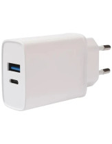 CARGADOR VIVANCO CASA DUO USB A/C 3.0 QC 20 W BL
