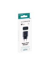 CARGADOR RAPIDO VIVANCO SFC 25W SAMSUNG NEGRO