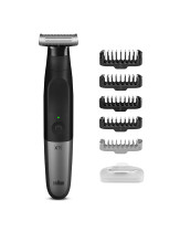 AFEITADORA BRAUN XT5100 SERIE X 5 ACCESORIOS + FUNDA NEGRA/PLATA