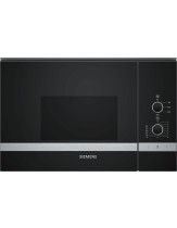 MICROONDAS S/GRILL 20L SIEMENS BF520LMR0 CRISTAL NEGRO INOX