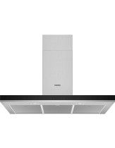 CAMPANA SIEMENS LC96BHM50 DECORATIVA 90CM CRISTAL NEGRO INOX