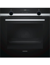 HORNO SIEMENS HB537A0S0 INDEP MULTIFUNCION CRISTAL NEGRO INOX