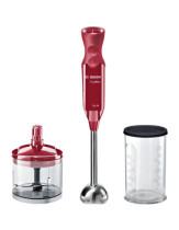 BATIDORA BOSCH MSM67120R 750W INOX + ACC ROJA
