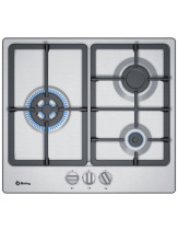 PLACA GAS BALAY 3ETX563HB 3F 60CM INOX BUTANO