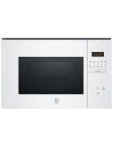 MICROONDAS GRILL 25L BALAY 3CG5175B0 CRISTAL BLANCO INTEGRABLE SIN MARCO