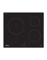 PLACA INDUCCION BALAY 3EB864EN 3F 60CM CRISTAL NEGRO