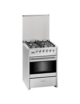 COCINA GAS MEIRELES G610XNAT 4F 60CM INOX GAS NATURAL