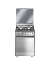 COCINA GAS SMEG CX68M8-1 4F 60CM INOX