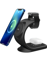 CARGADOR UNIVERSAL CELLY MAGSTAND3IN1BK 3 EN 1 WIRELESS