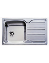 FREGADERO TEKA CLASSIC 1C. 1E.DCHA INOX
