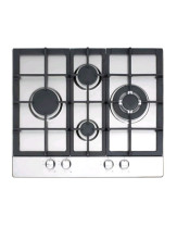 PLACA GAS CATA LGD631 4F 58CM NATURAL