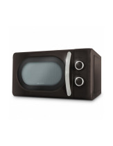 MICROONDAS S/GRILL GRUNKEL MW-20 NEGRO RETRO 700W