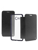 FUNDA FOLIO KSIX METAL GALAXY J7 2017 NEGRA