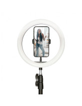 KIT STUDIO LIVE MAX KSIX ANILLO LED AMB TRIPODE 1.60M PARA SMARTPHONE