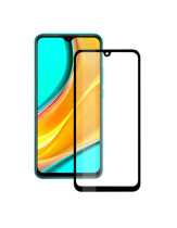 PROTECTOR PANTALLA FULL GLUE KSIX XIAOMI REDMI 9 BORDE NEGRO