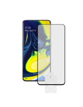 PROTECTOR MAQUINA 2.5D KSIX GALAXY A80/A90 NEGRO CRISTAL TEMPLADO