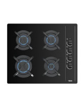 PLACA TEKA GBC64002 KLN NAT CRISTAL GAS 60CM 4 NEGRO