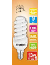 BOMBILLA BAJO CONS. INTERCRIS 13W 8000H(031)