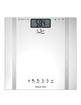 BASCULA BAÑO JATA HOGAR ANALIZADOR FITNESS 180KG BLANCA/INOX