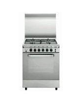 COCINA GAS VITROKITCHEN GLEM UN55IB 4F 53X50CM INOX BUTANO