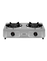 HORNILLO GAS VITROKITCHEN CICLON 265IN 2F INOX NATURAL