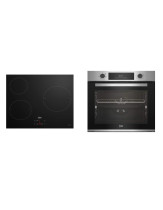 CONJUNTO HORNO MULTIFUNCION INOX+PLACA INDUCCION 3F BEKO BBSE12340XD