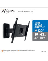 SOPORTE PARED VOGEL'S MA2030C1 19-43" 1 BRAZO GIRO 120º INCLINABLE 15º"