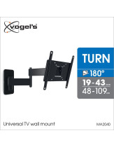 SOPORTE PARED VOGEL'S MA2040C1 26-43" 2 BRAZOS GIRO 180º INCLINABLE 10º"