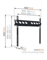 SOPORTE PARED VOGEL'S MA3000C1 FIJO 32-65" PESO MAX. 60KG"
