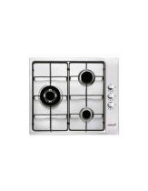 PLACA GAS CATA GI6021X 3F 59CM INOX