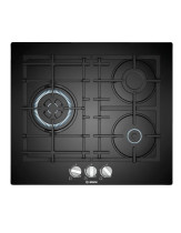 PLACA CRISTAL GAS BOSCH PNC6B6B90 3F 60CM  NEGRO NATURAL