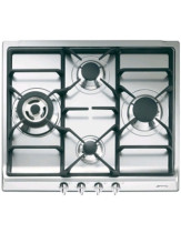 PLACA GAS SMEG SR60GHS 4F 60CM INOX