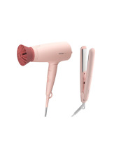 SECADOR + PLACHA PELO PHILIPS BHP398/00 ROSA